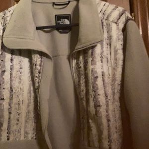 Gray North face jacket